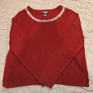 Red sweater